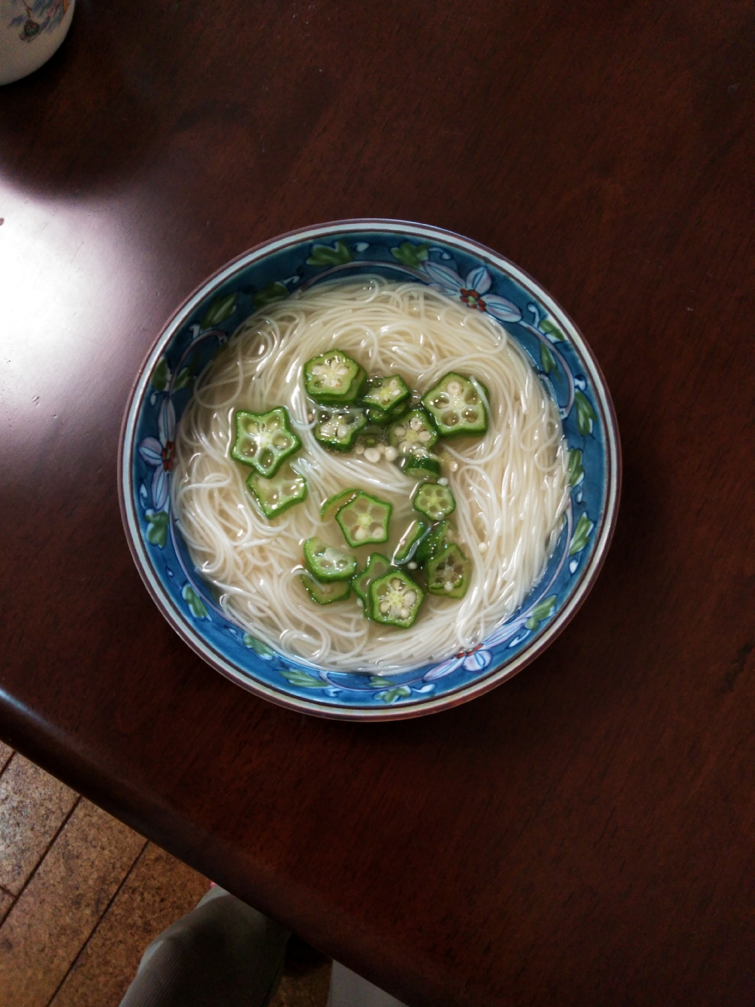 オクラ煮麺