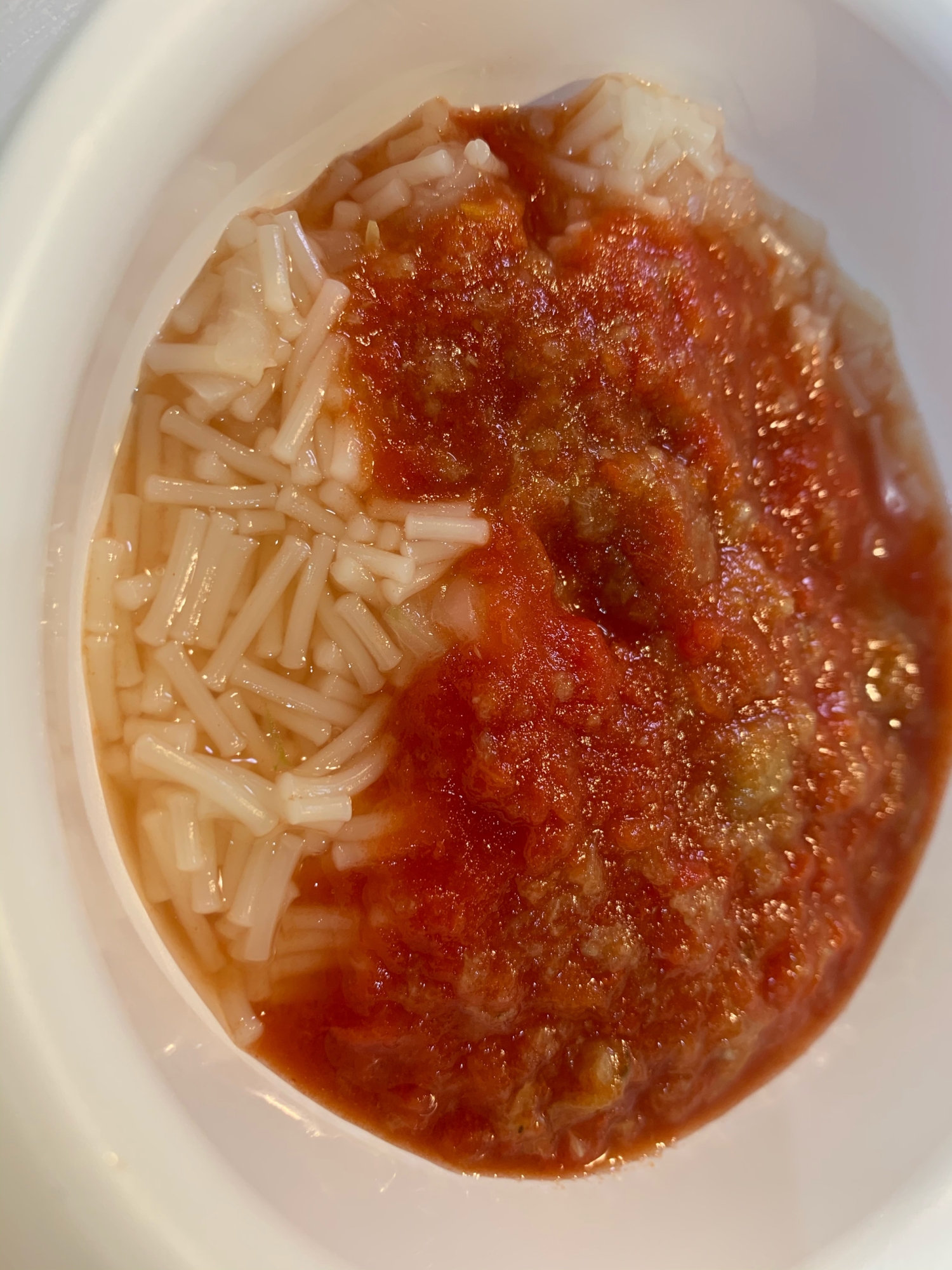 離乳食中期 満腹 洋風そうめん レシピ 作り方 By ゆひ7 楽天レシピ