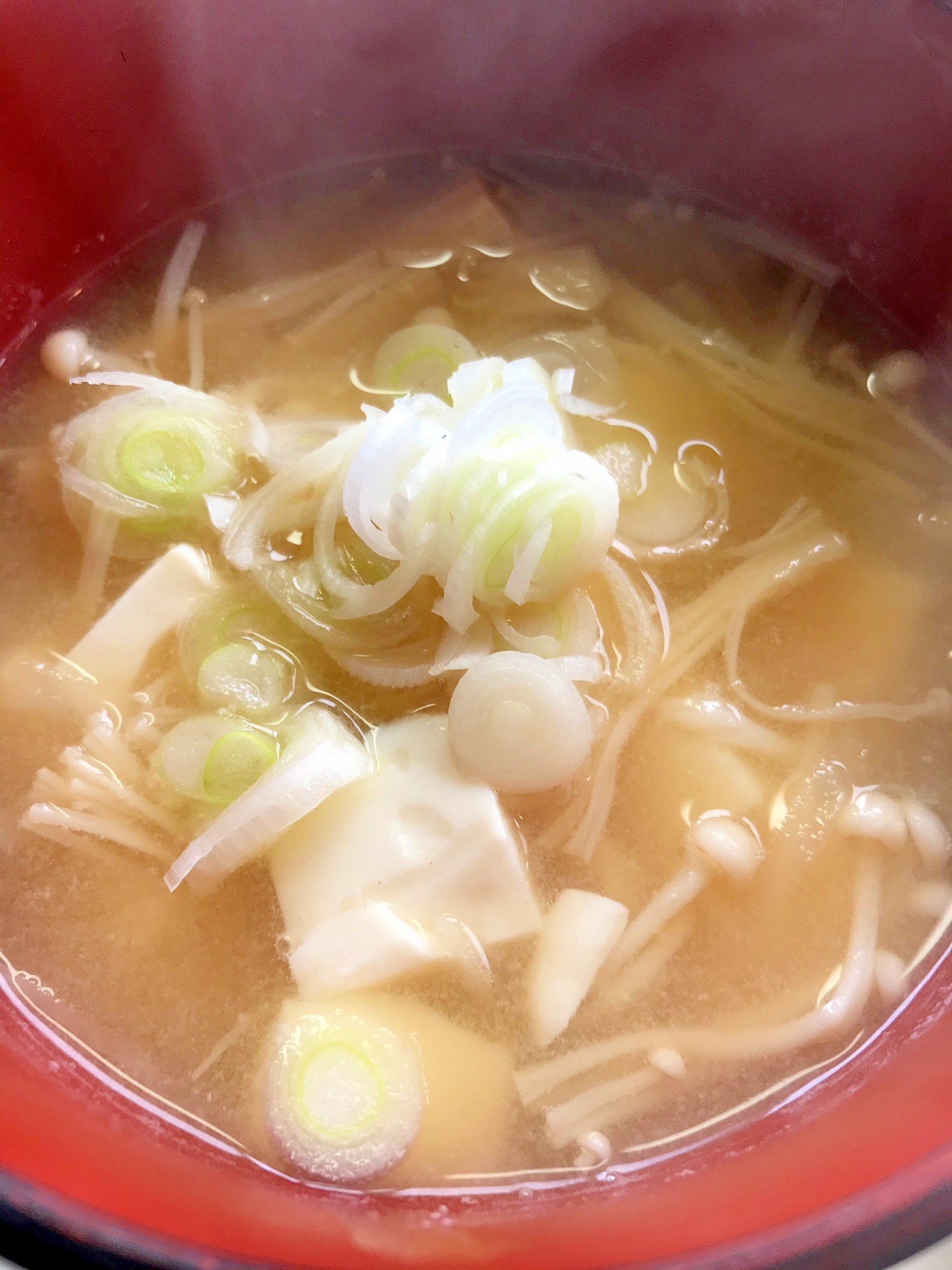 大根とえのきと豆腐の味噌汁