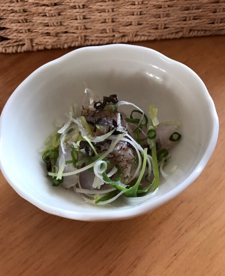 炙り甘鯛の塩昆布和え レシピ 作り方 By ボンド子 楽天レシピ