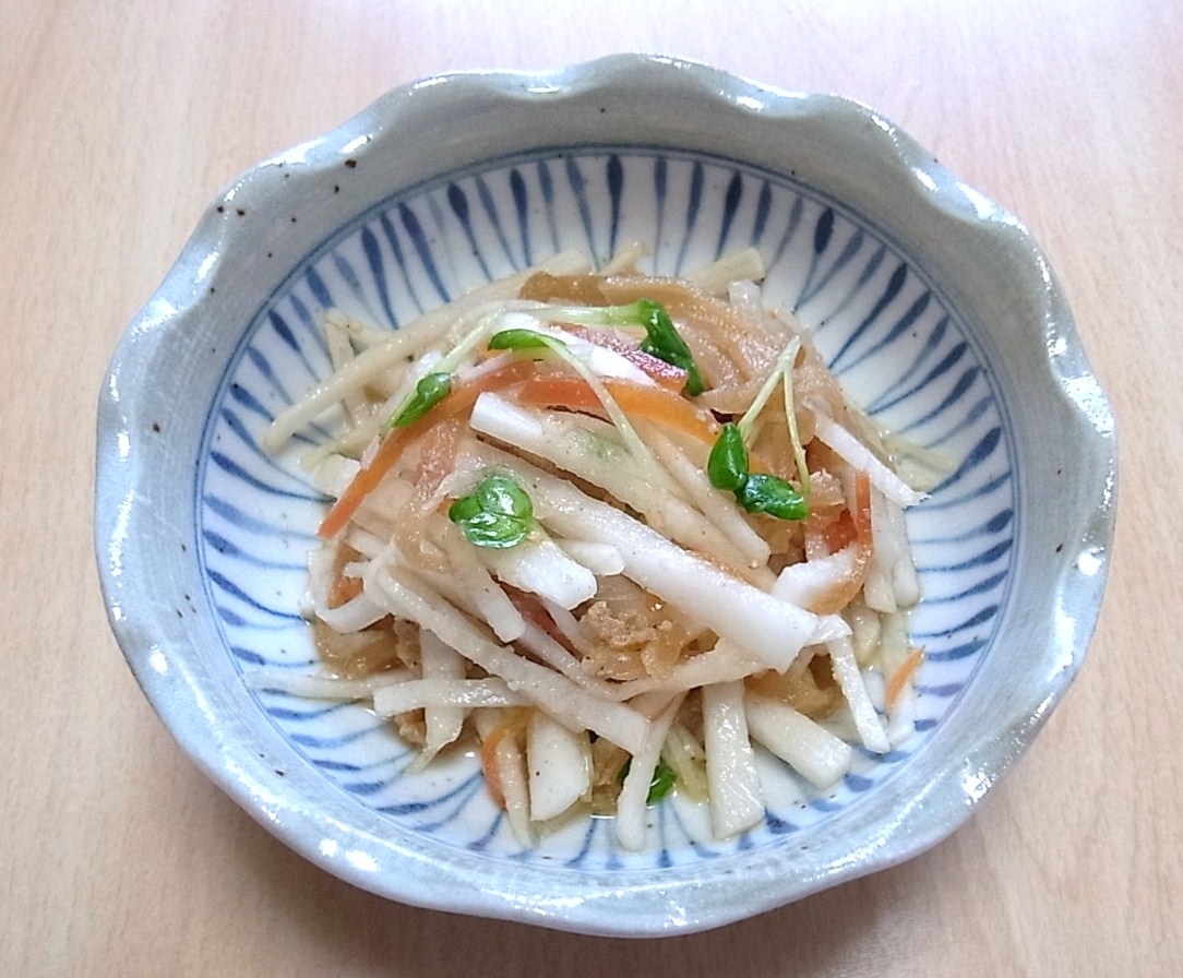 切り干し大根の煮物と大根の和え物