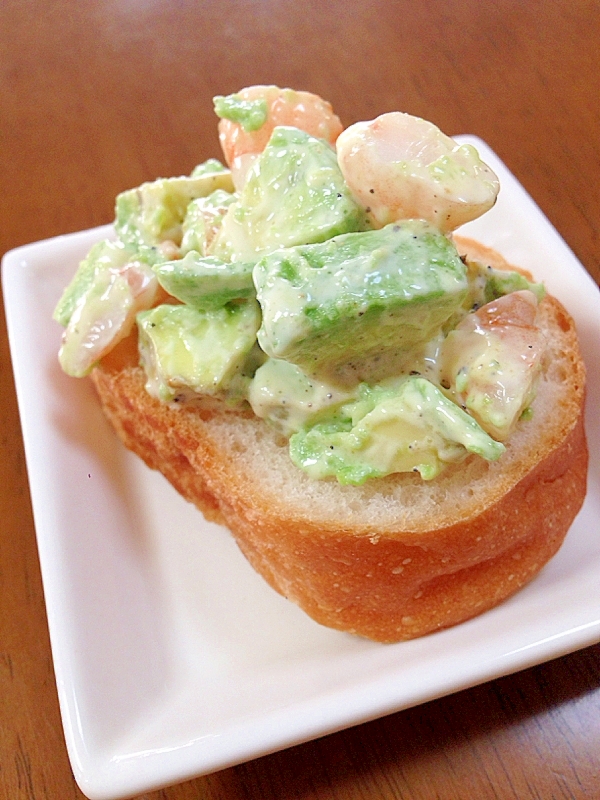 アボカドとえびのカナッペ レシピ 作り方 By Tukuyo93 楽天レシピ