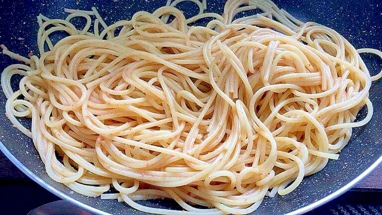 【素朴飯】パスタにふりかけ２！『あかりパスタ』