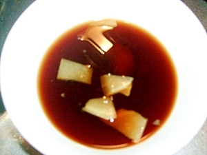 生姜たっぷりё梅風味の甘辛醤油ダレ