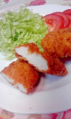 胸肉みたいにふっくら柔らかい 鶏のささみカツ レシピ 作り方 By Ponta634 楽天レシピ