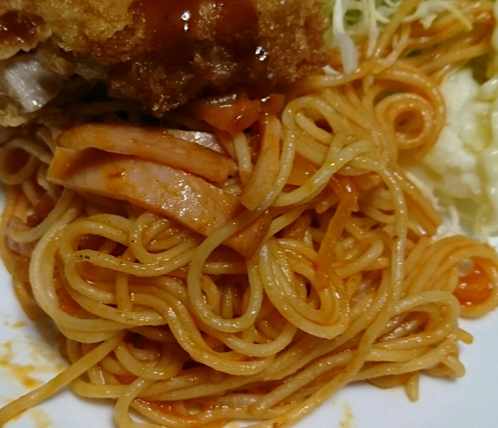 ハムサラダパスタ