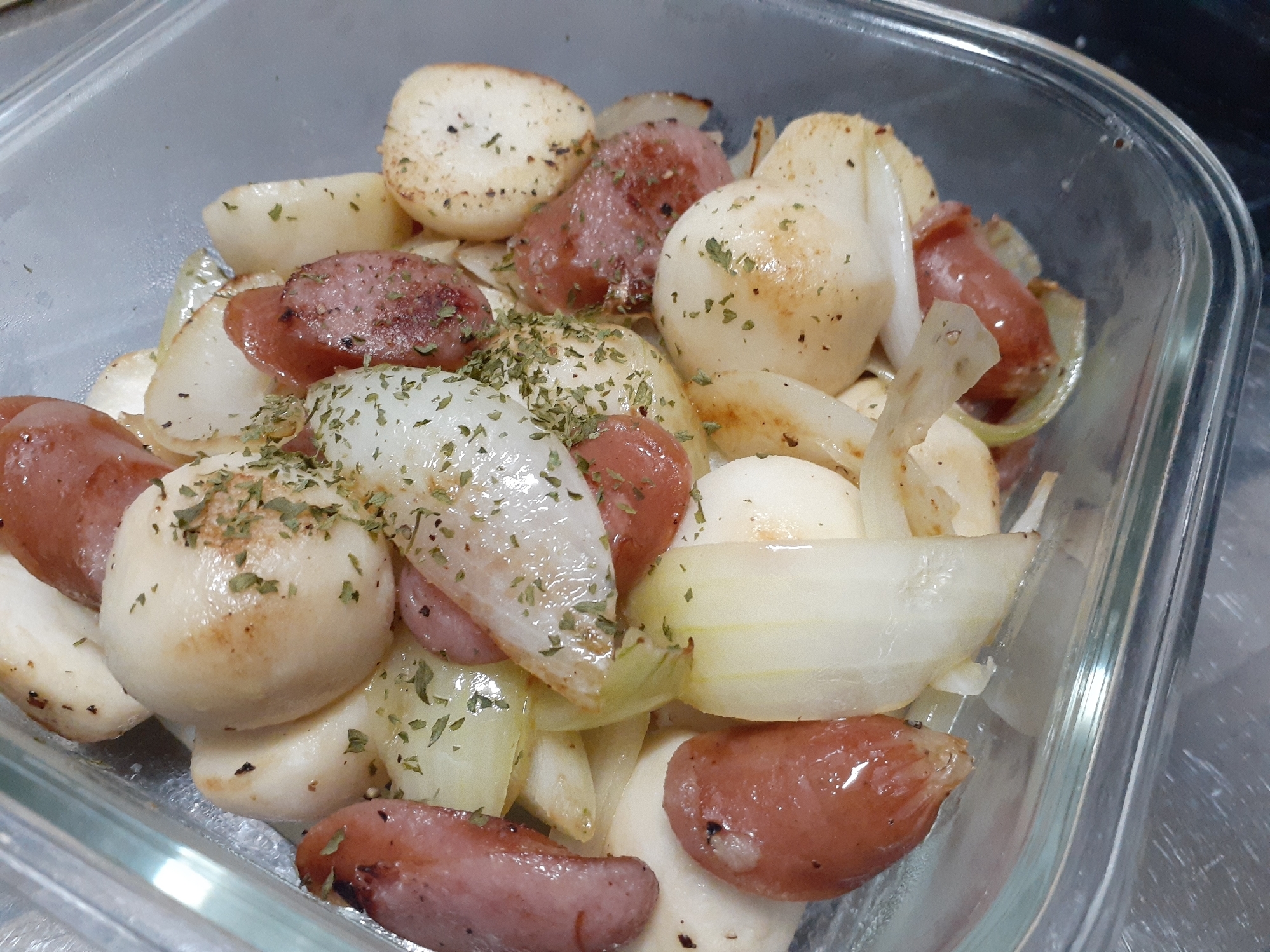 ホクホク旨い！里芋のにんにく焼き！