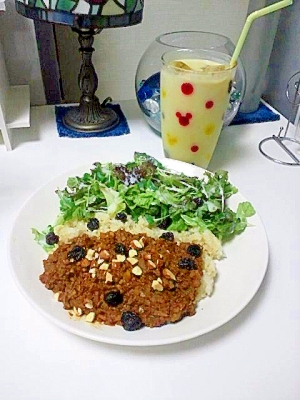 スパイスから作る本格ドライカレー