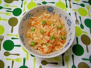 チキンライス 離乳食 レシピ 作り方 By Shino8631 楽天レシピ