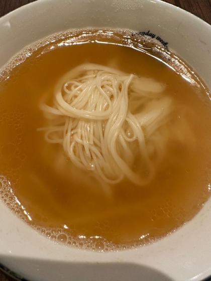 インスタント並みの手軽さ、ラーメン風にゅうめん