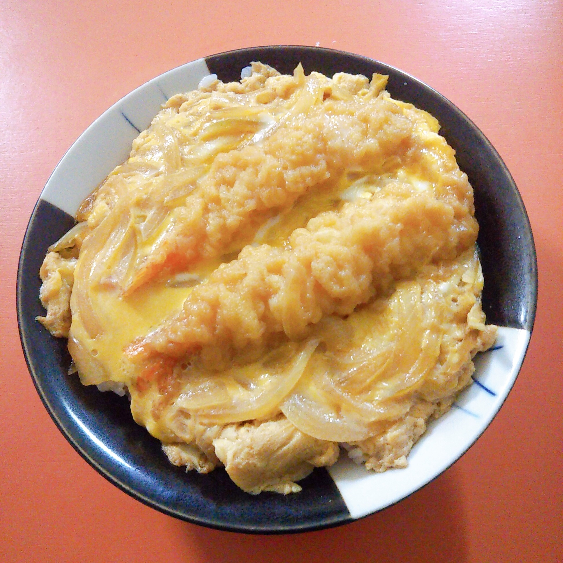 卵とじ☆海老天丼