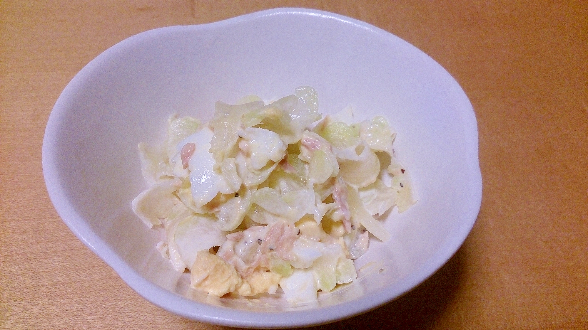 白ゴーヤと卵のサラダ レシピ 作り方 By ぼーずの母ちゃん 楽天レシピ