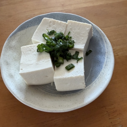 ❁白だしで冷奴❁