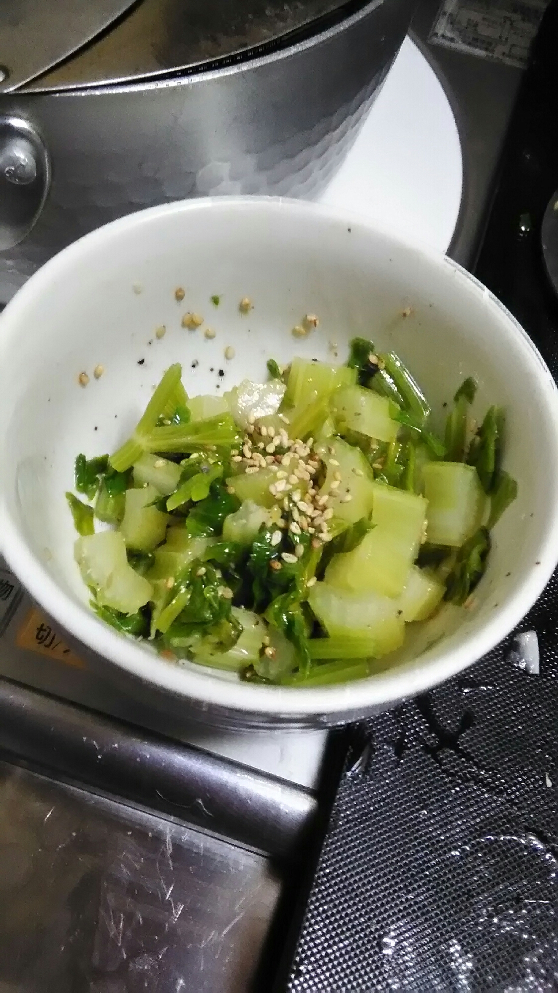（簡単シリーズ）セロリの塩胡椒和え