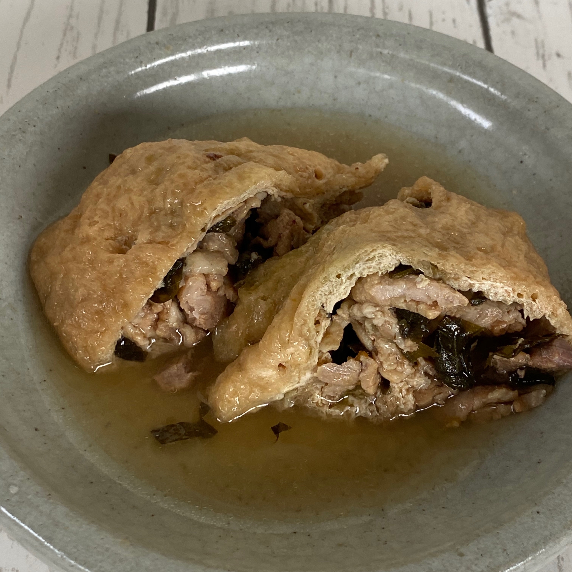 豚肉と大葉の袋煮~地味だけどおいしい♫