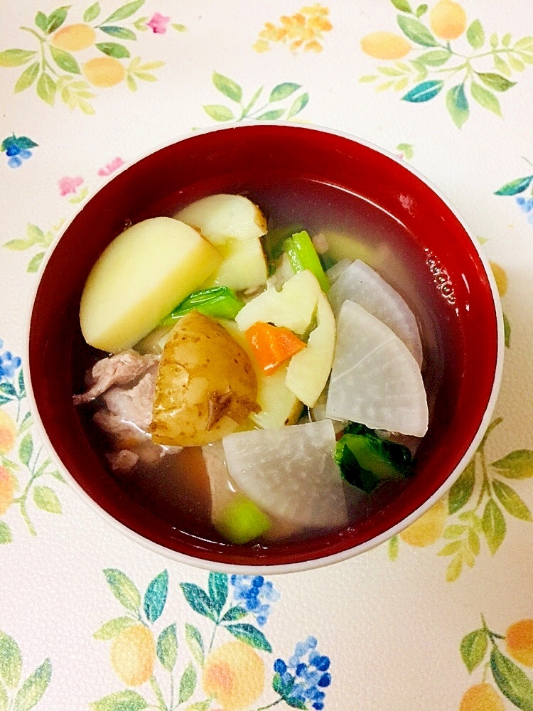 じゃがいも入りの豚汁