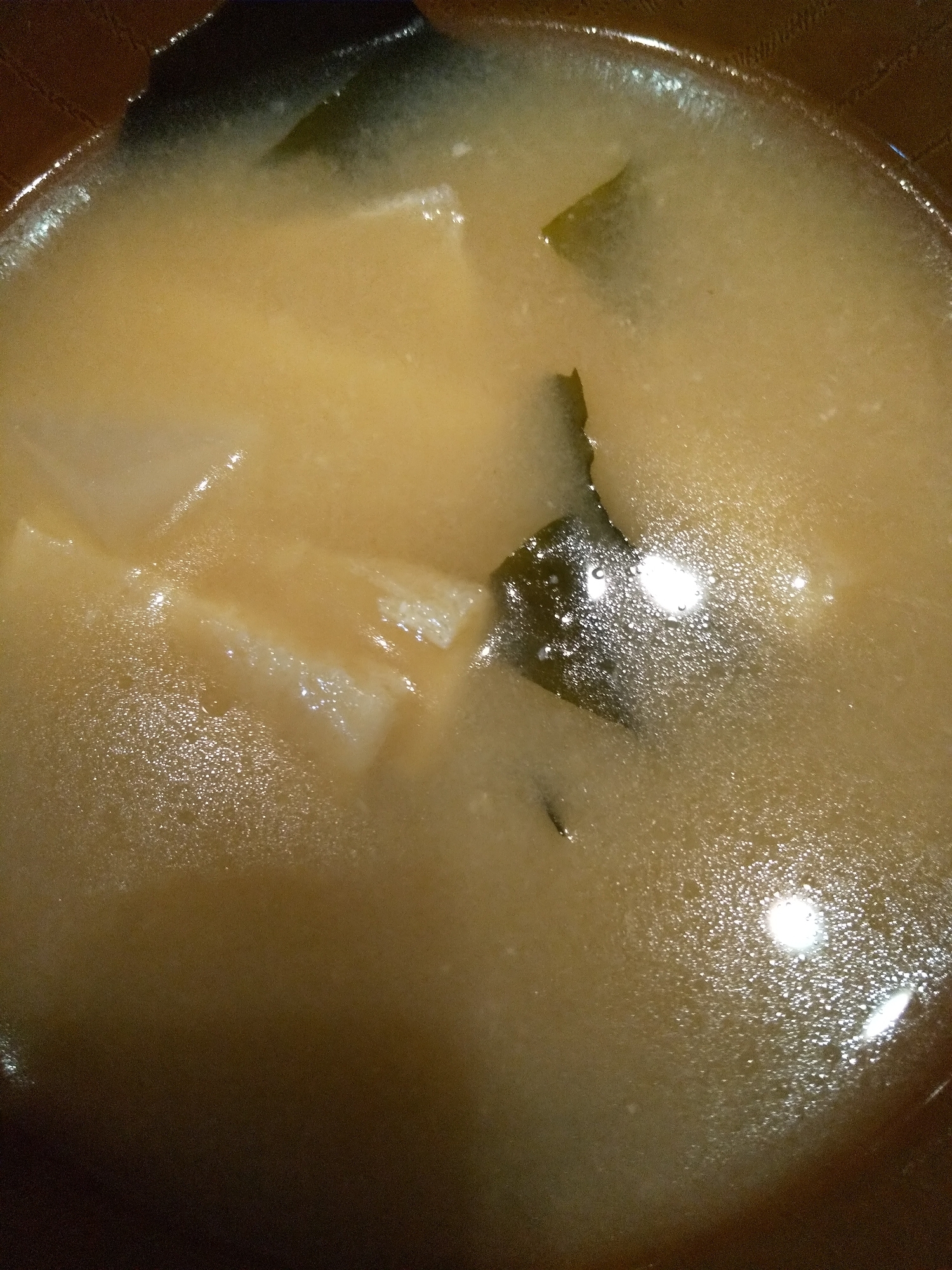 大根と薄揚げの味噌汁