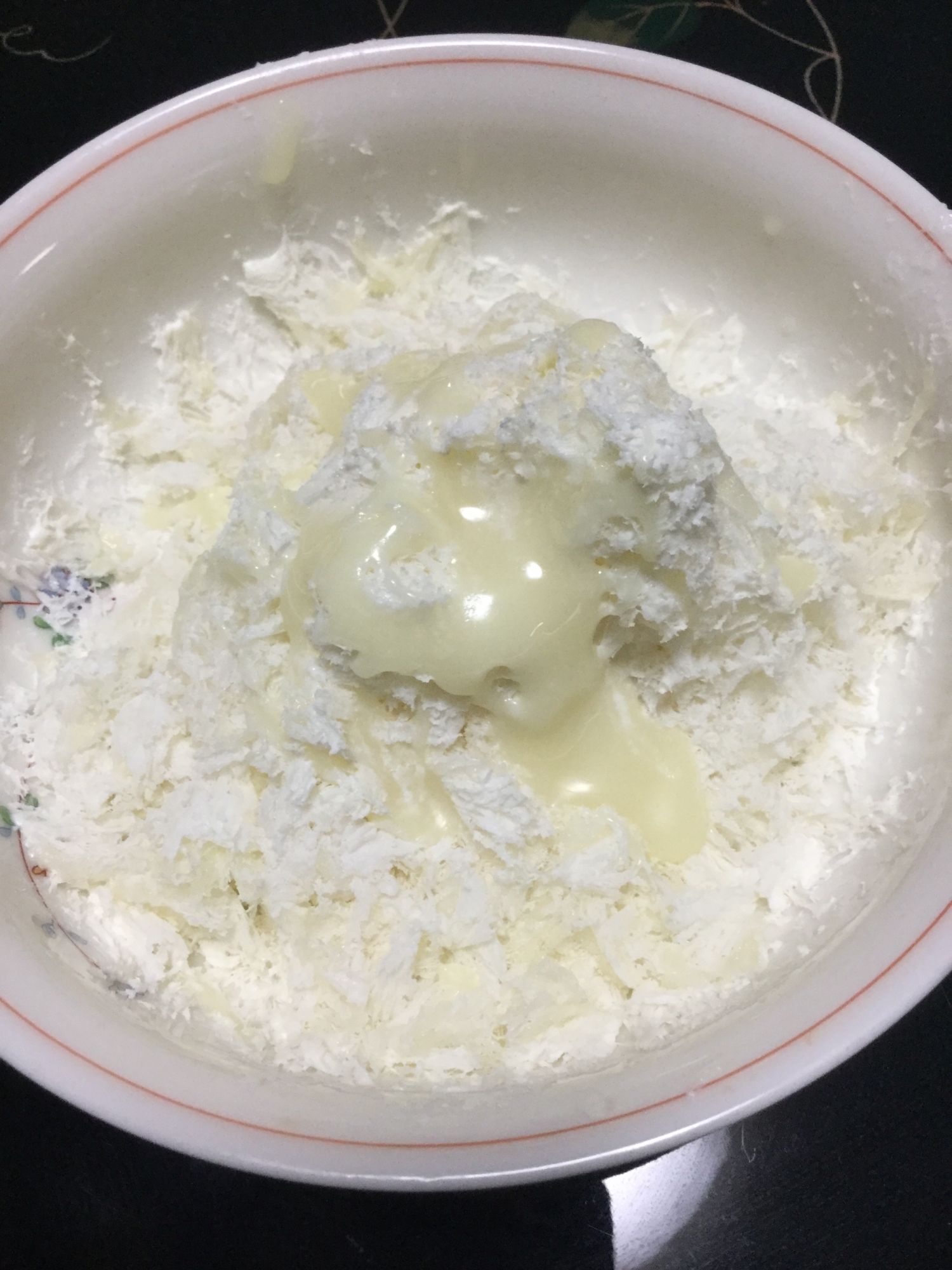 水切りヨーグルトのかき氷