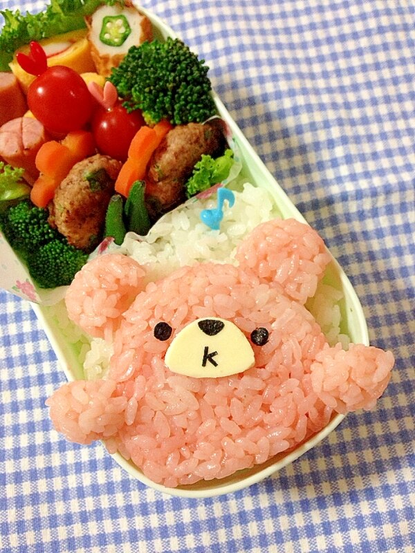 簡単キャラ弁 ぷらクマくんのお弁当 レシピ 作り方 By Cherry05 楽天レシピ