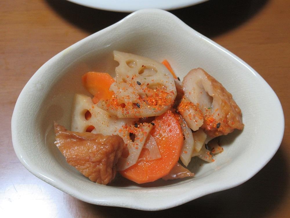 れんこん&ごぼう天のきんぴら