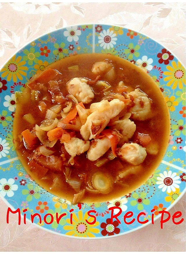 オランダ料理 パンガシウスとトマトのスープ レシピ 作り方 By Minori Ohisamanotikara 楽天レシピ オランダ料理 パンガシウスとトマトのスープ レシピ 作り方 By Minori Ohisamanotikara 楽天レシピ