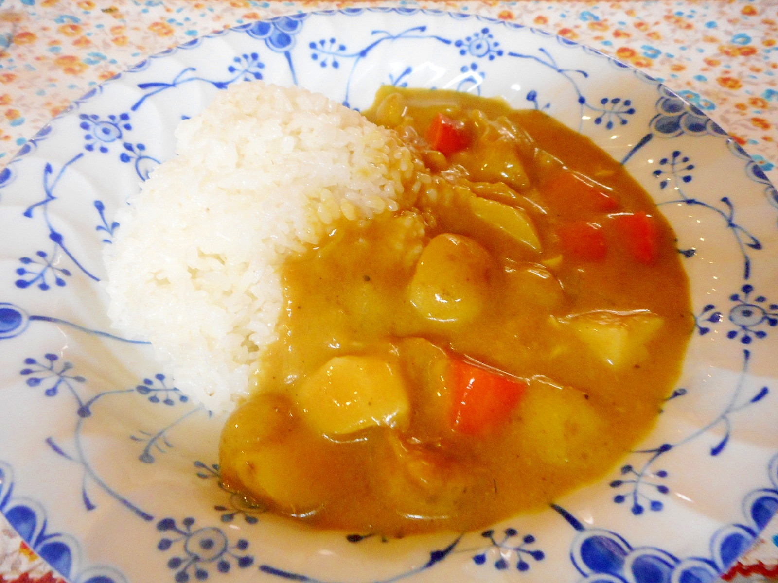 ころころ野菜とベーコンのミルクカレー