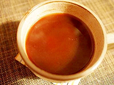 冬瓜水で作る♪　甘さ控えめ☆黄な粉コーヒー