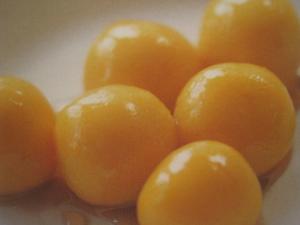 かぼちゃで柔らかい!かぼちゃ白玉