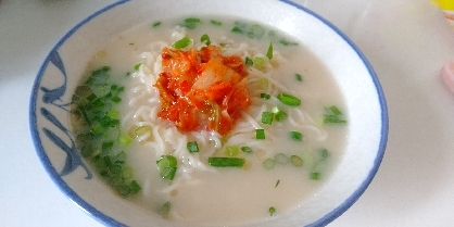 うまかっちゃんアレンジ☆キムチとんこつラーメン