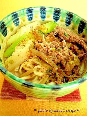 しぐれ煮のリメイクで肉うどん レシピ 作り方 By Nana S Recipe 楽天レシピ