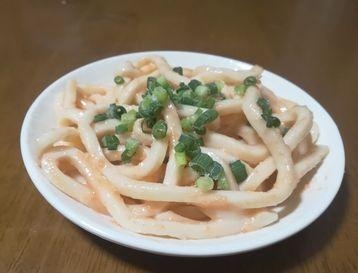 明太子ソースうどん