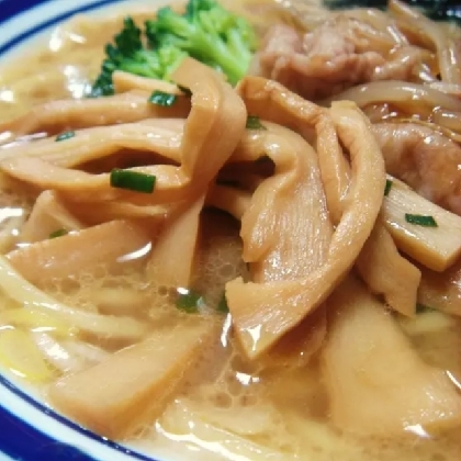 メンマとねぎの味噌ラーメン