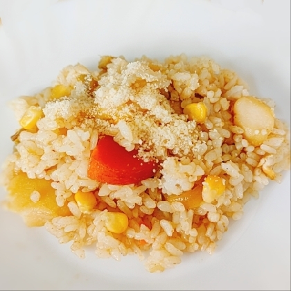 カレー２日目に◇カレーコーンチャーハン◇