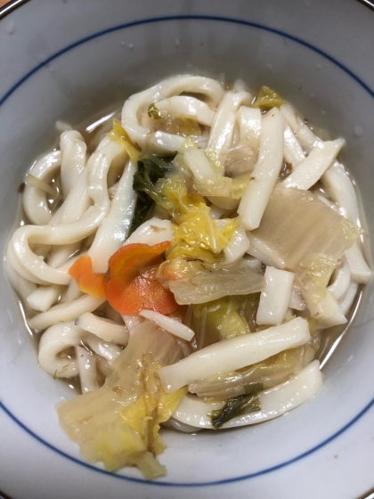 ウエイパー（味覇）で中華風簡単うどん