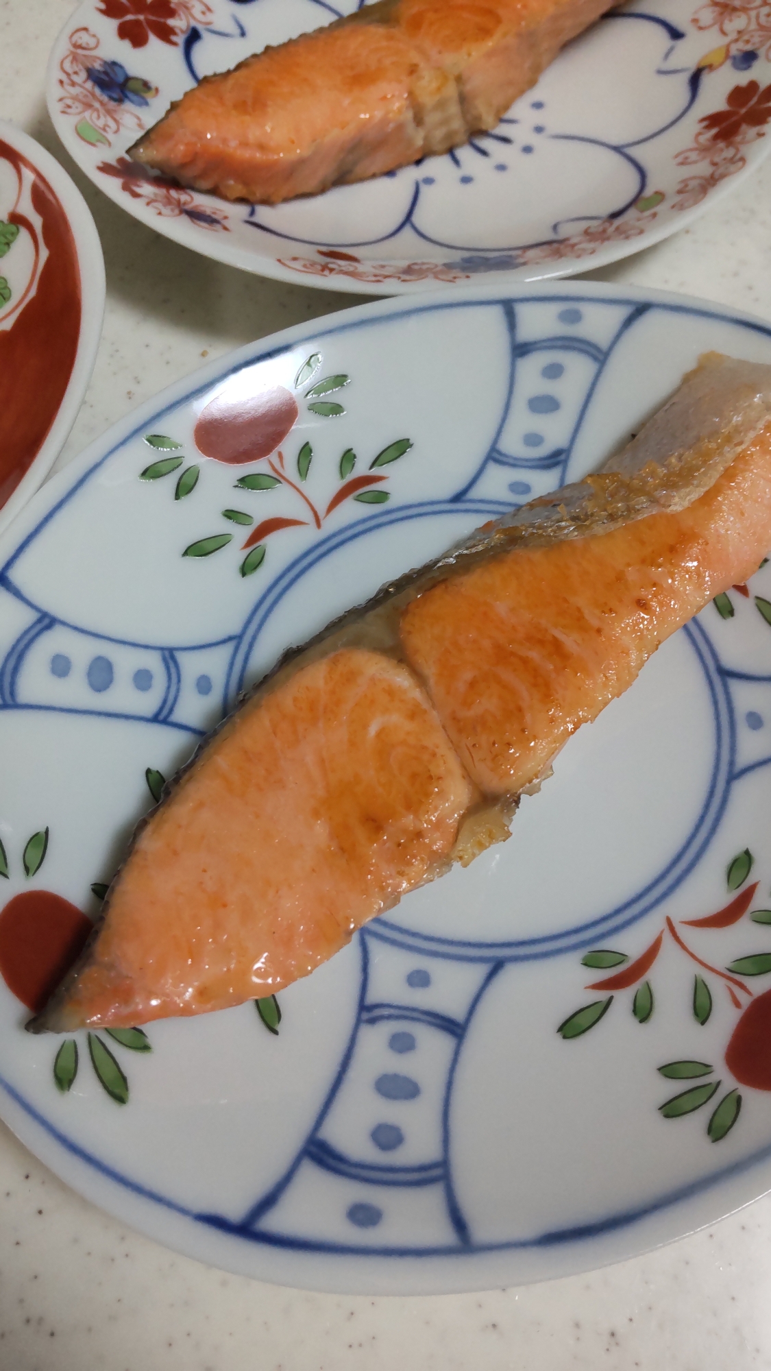 フライパンde鮭の塩焼き☆