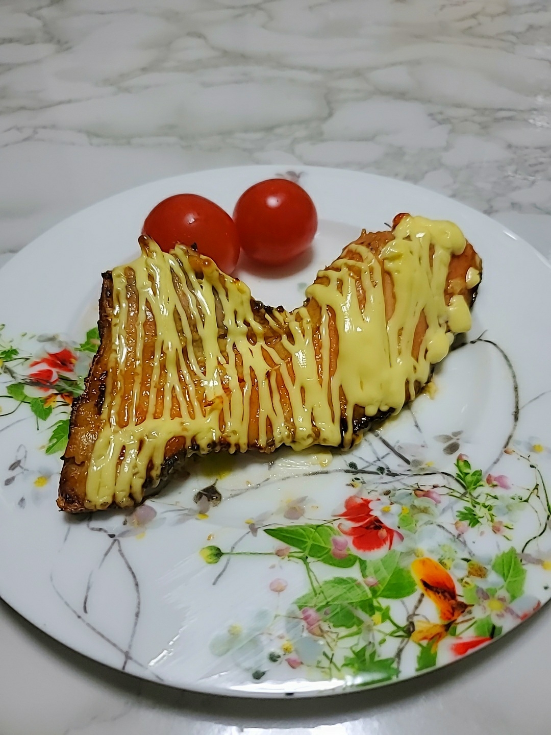 鮭カマの味噌マヨ焼き