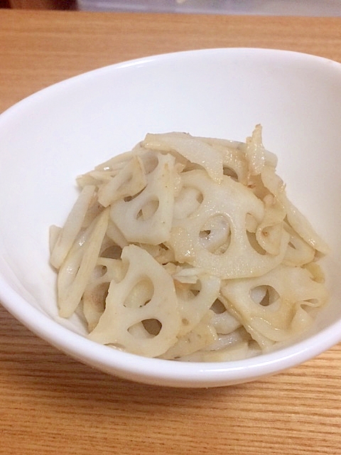 れんこんの梅風味炒め