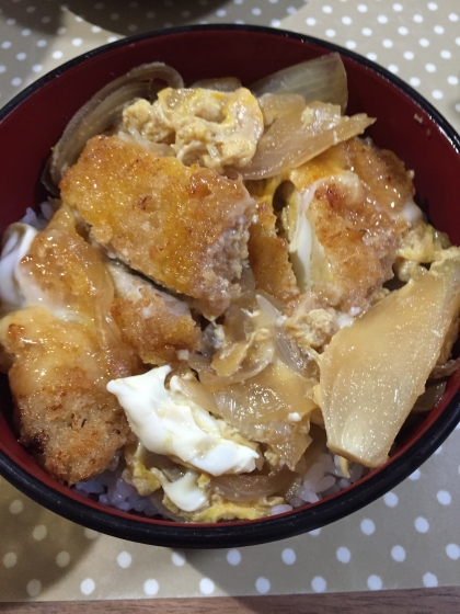 フライパンで超簡単！めちゃ旨カツ丼♡