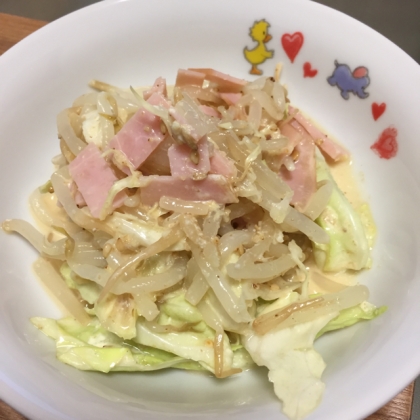 ちくわと胡瓜無しでキャベツが入ってますが‥美味しかったです(^-^)次回はちゃんと食材揃えます！笑