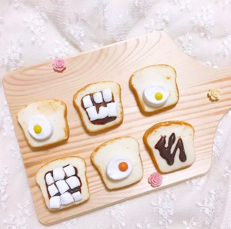 かわいい インスタ映えなトーストクッキー レシピ 作り方 By Haaachan Cooking 楽天レシピ