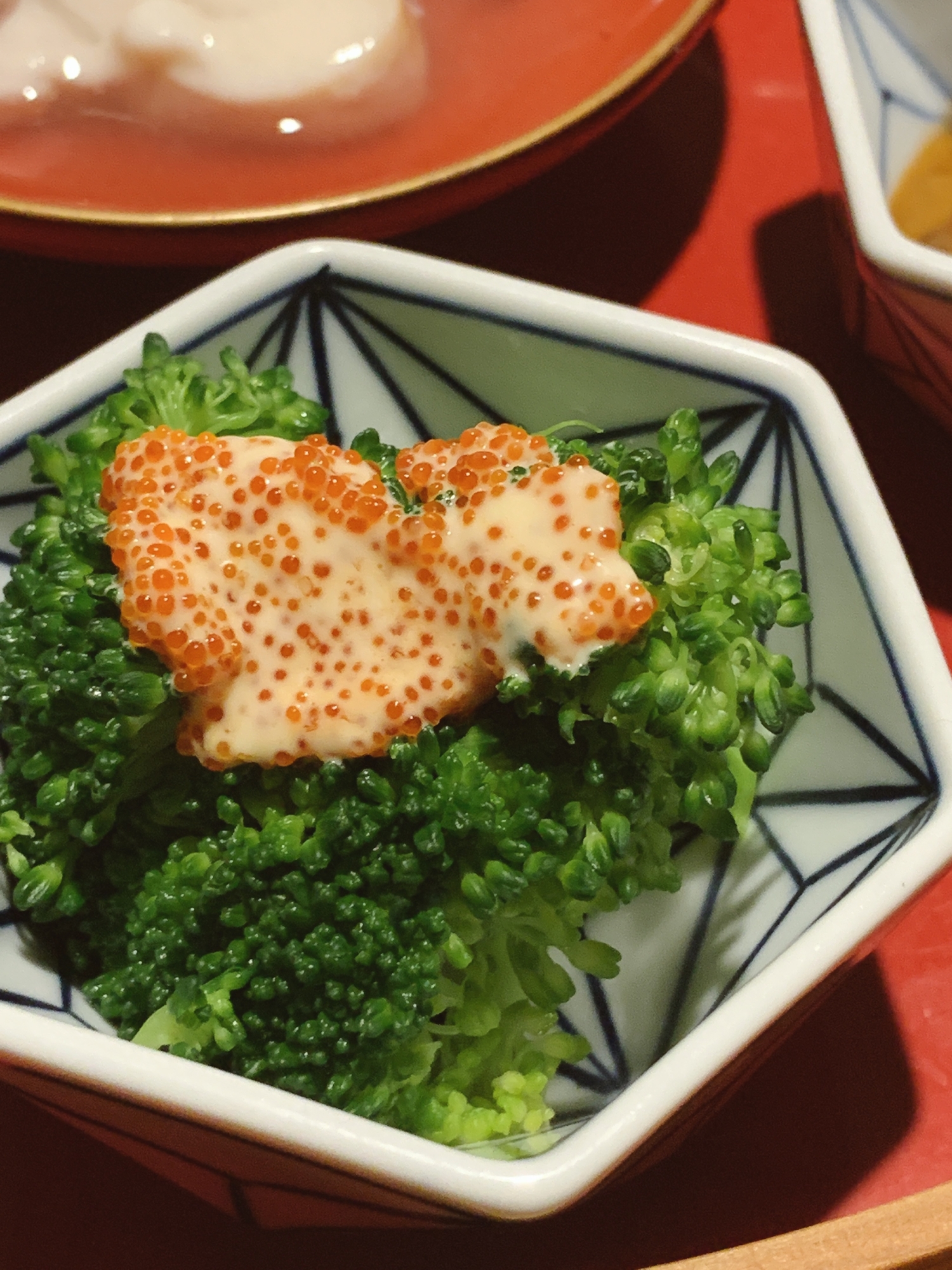 簡単ヘルシー、ブロッコリーのとびっこまよ