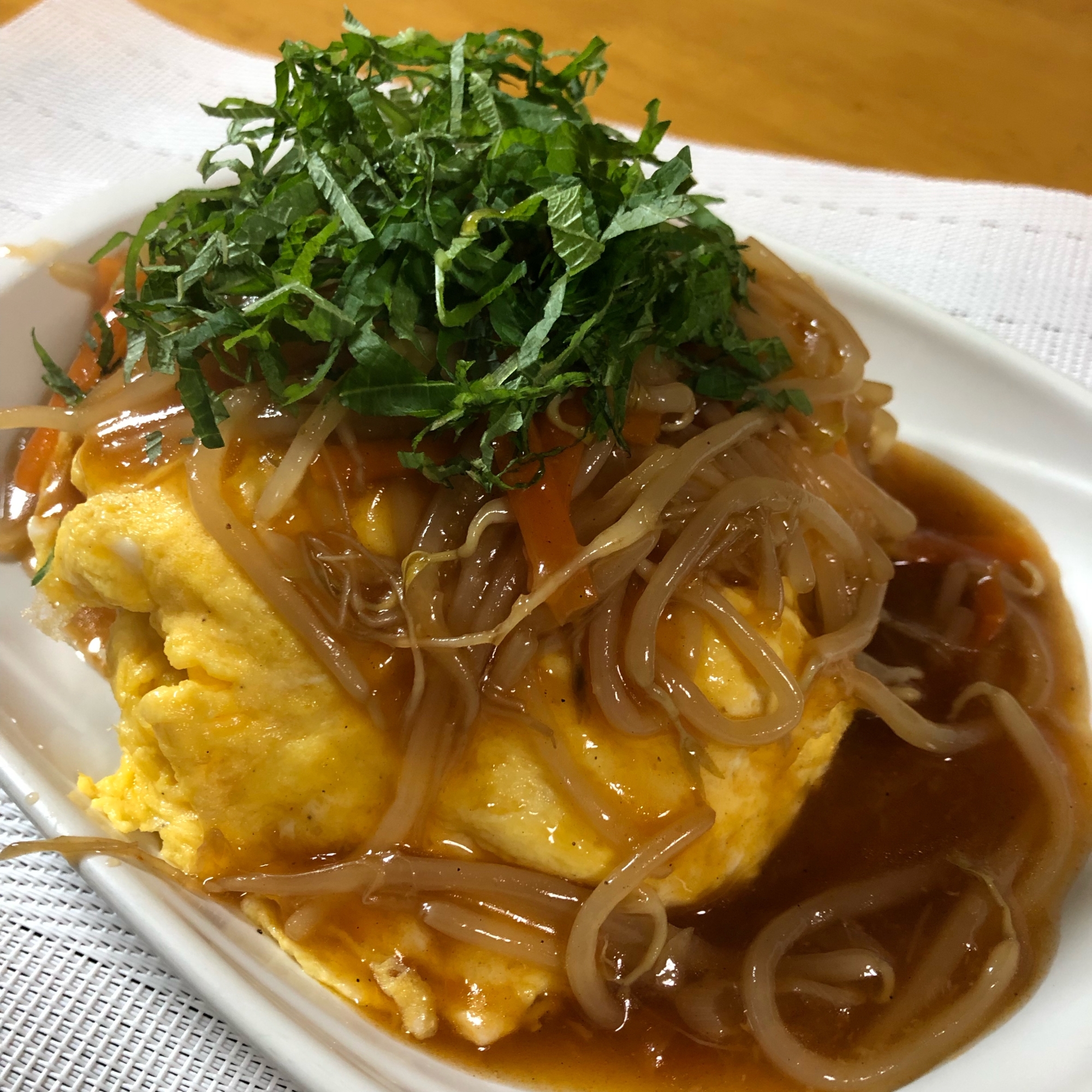 簡単野菜あんかけ天津飯