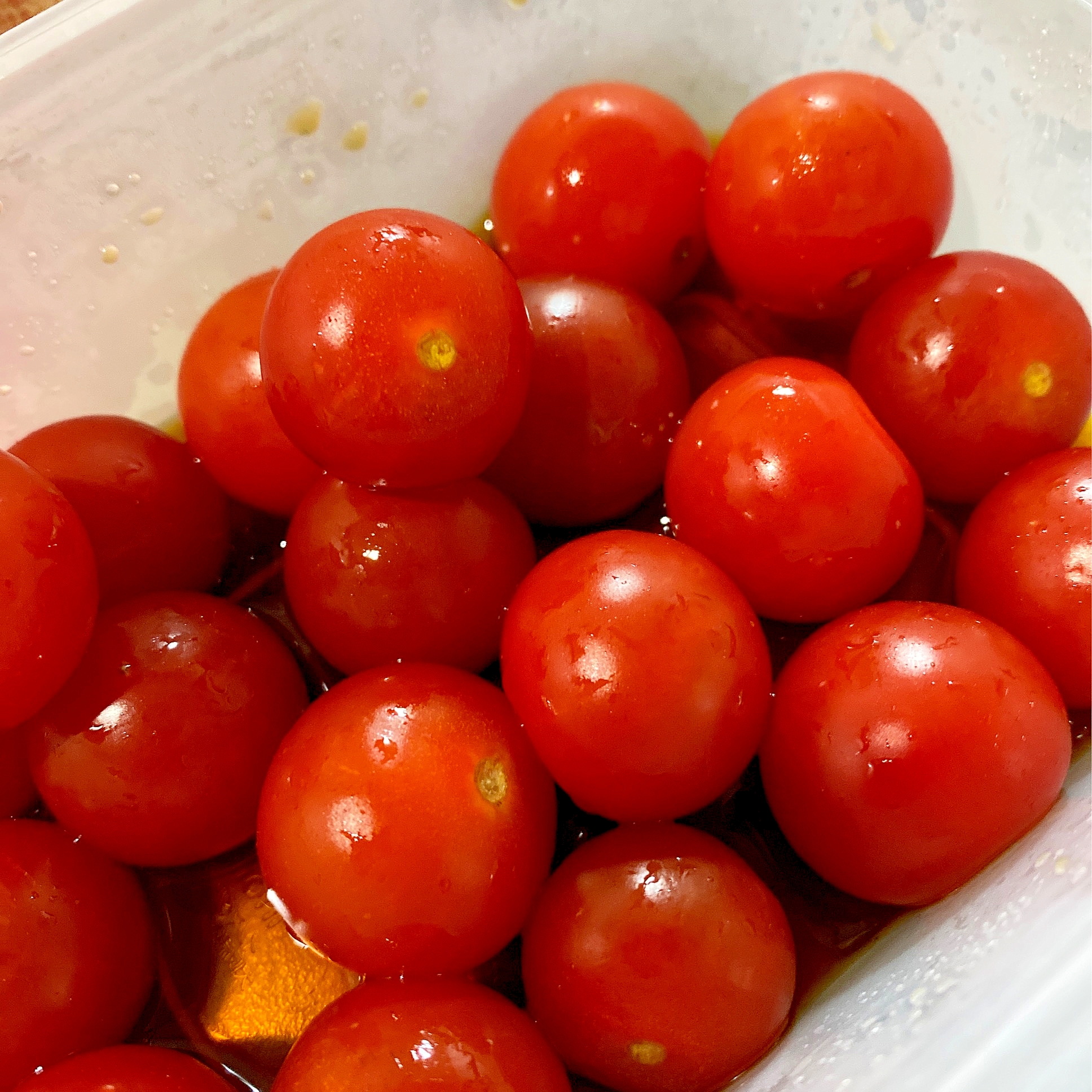 作り置き！プチトマトの酢醤油漬け