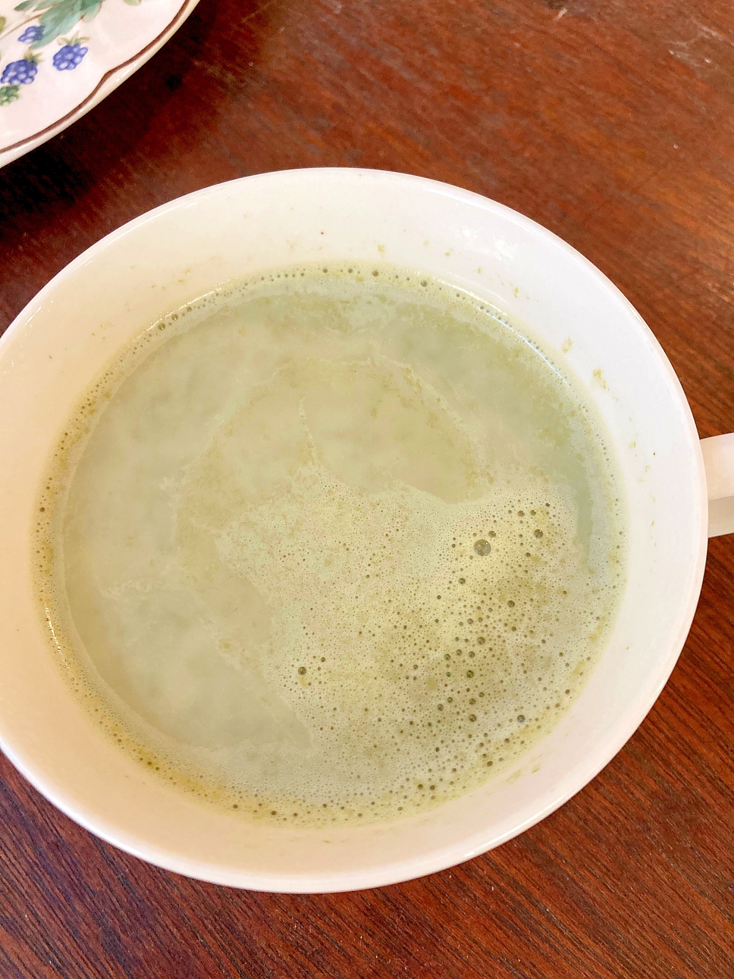 土用に飲む薬膳よもぎアーモンドミルクラテ 無糖