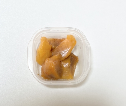 熟した柿のシャーベット