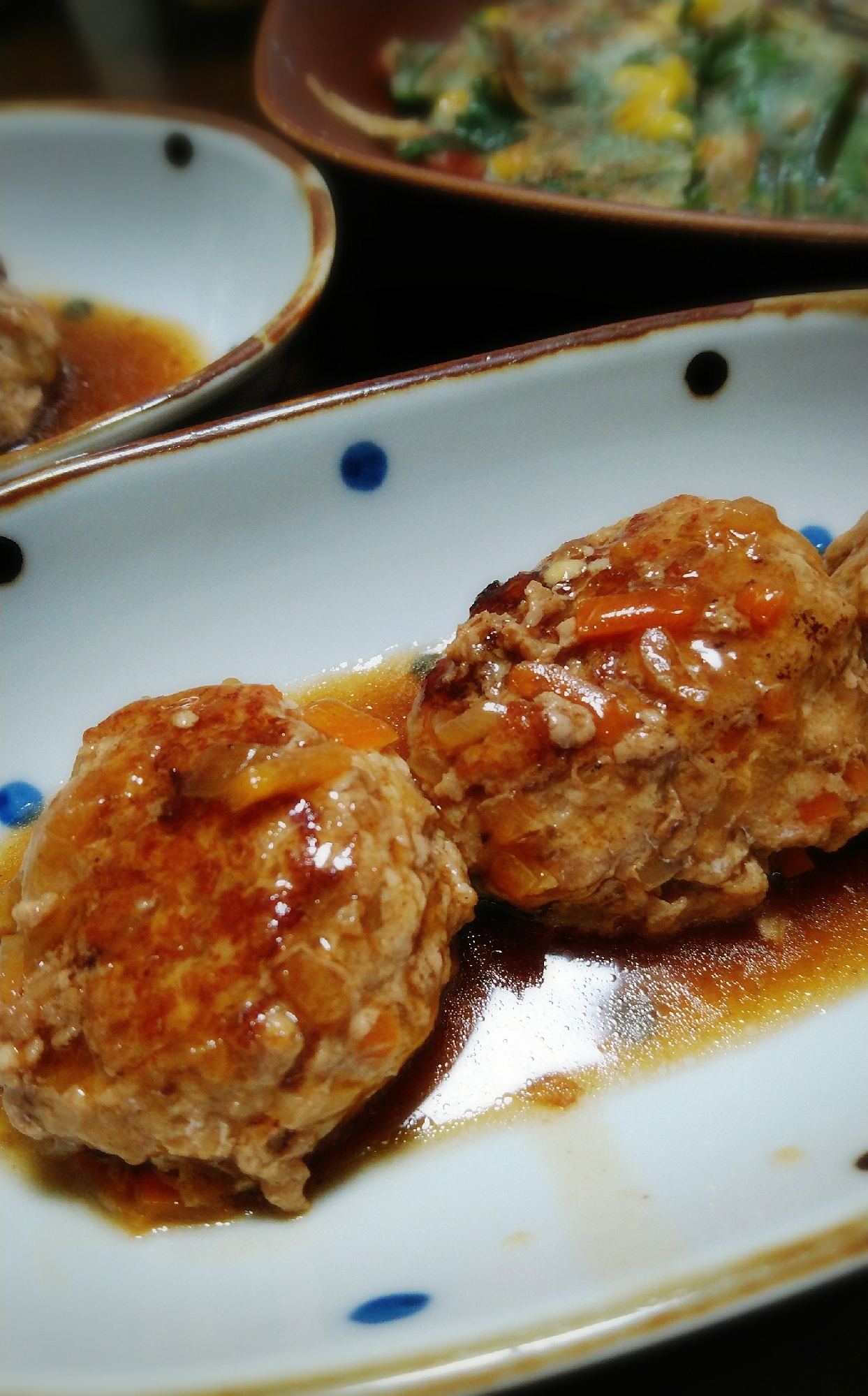 ジューシー♪和風照り焼き豆腐ハンバーグ