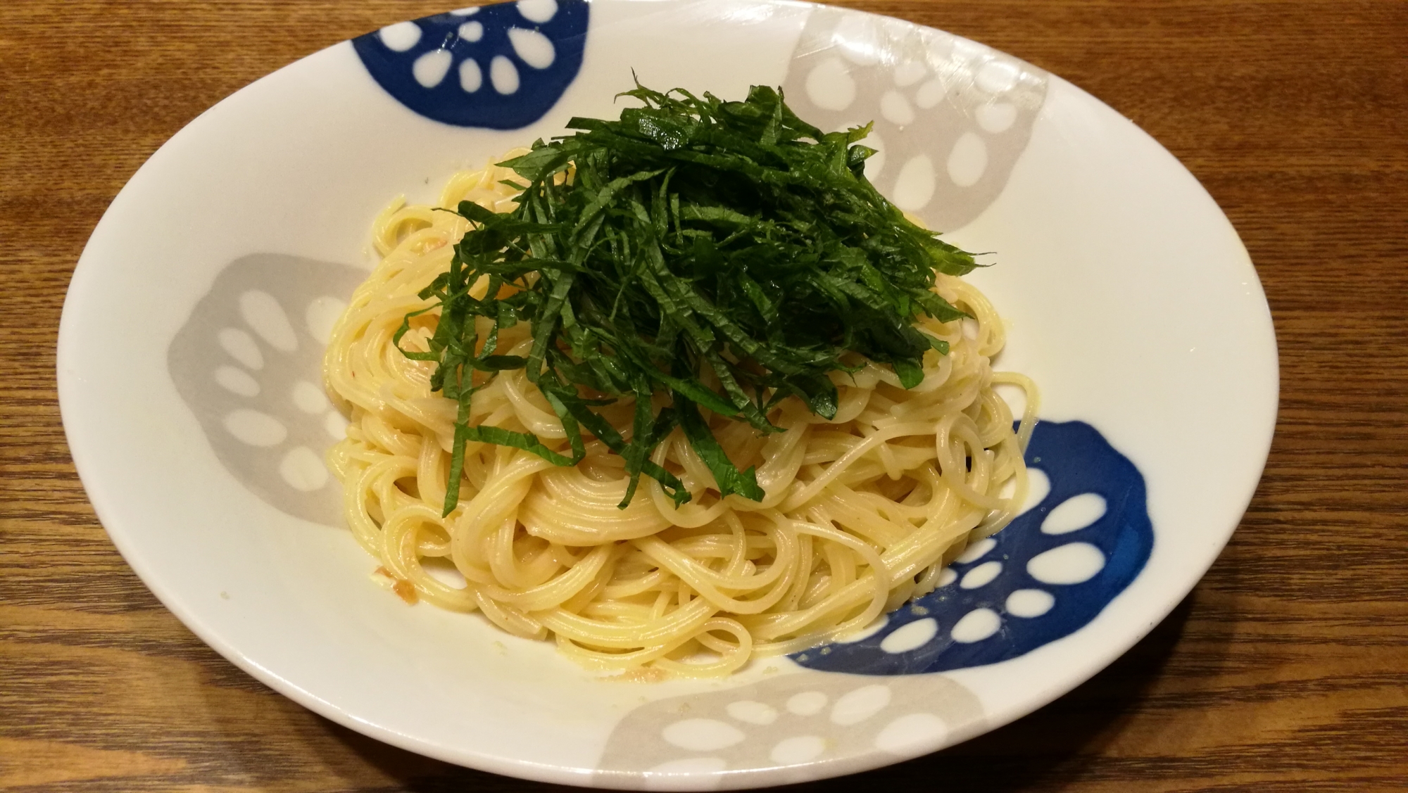 自信作!!我が家の明太子スパゲティ