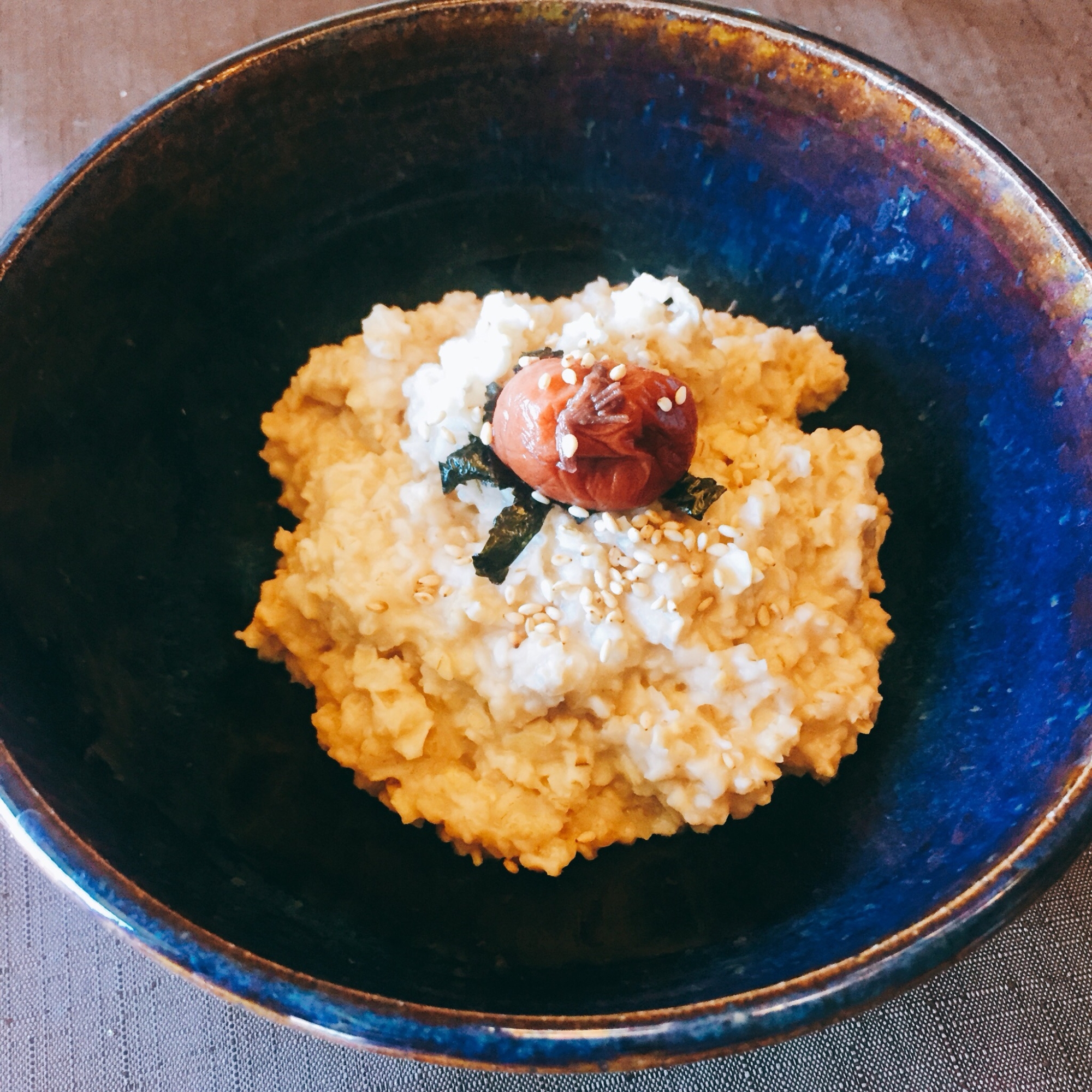 快腸☆腸活！オートミールで和風粥 簡単ランチ！