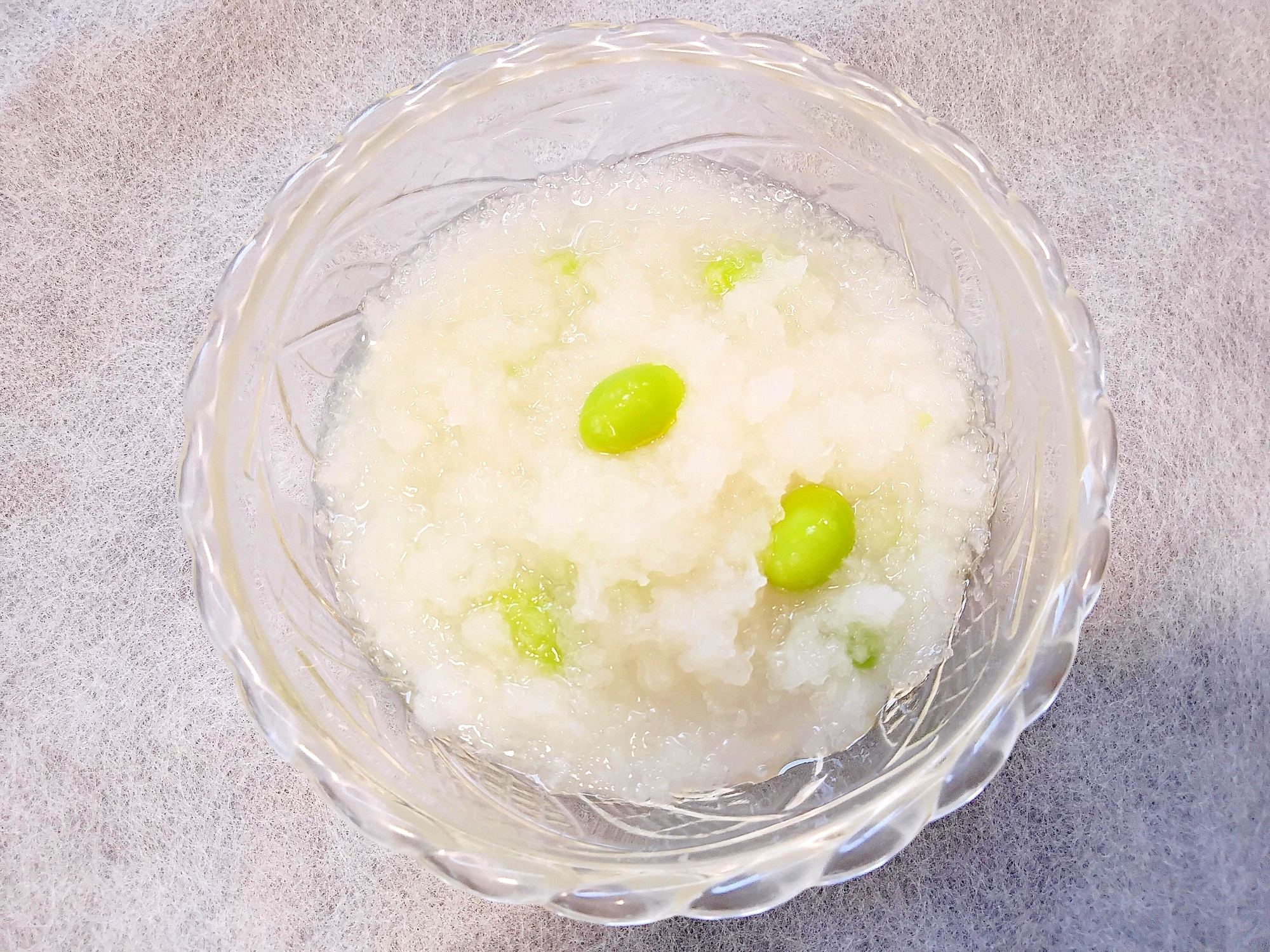 さっぱり美味しい！大根おろしと枝豆の酢の物