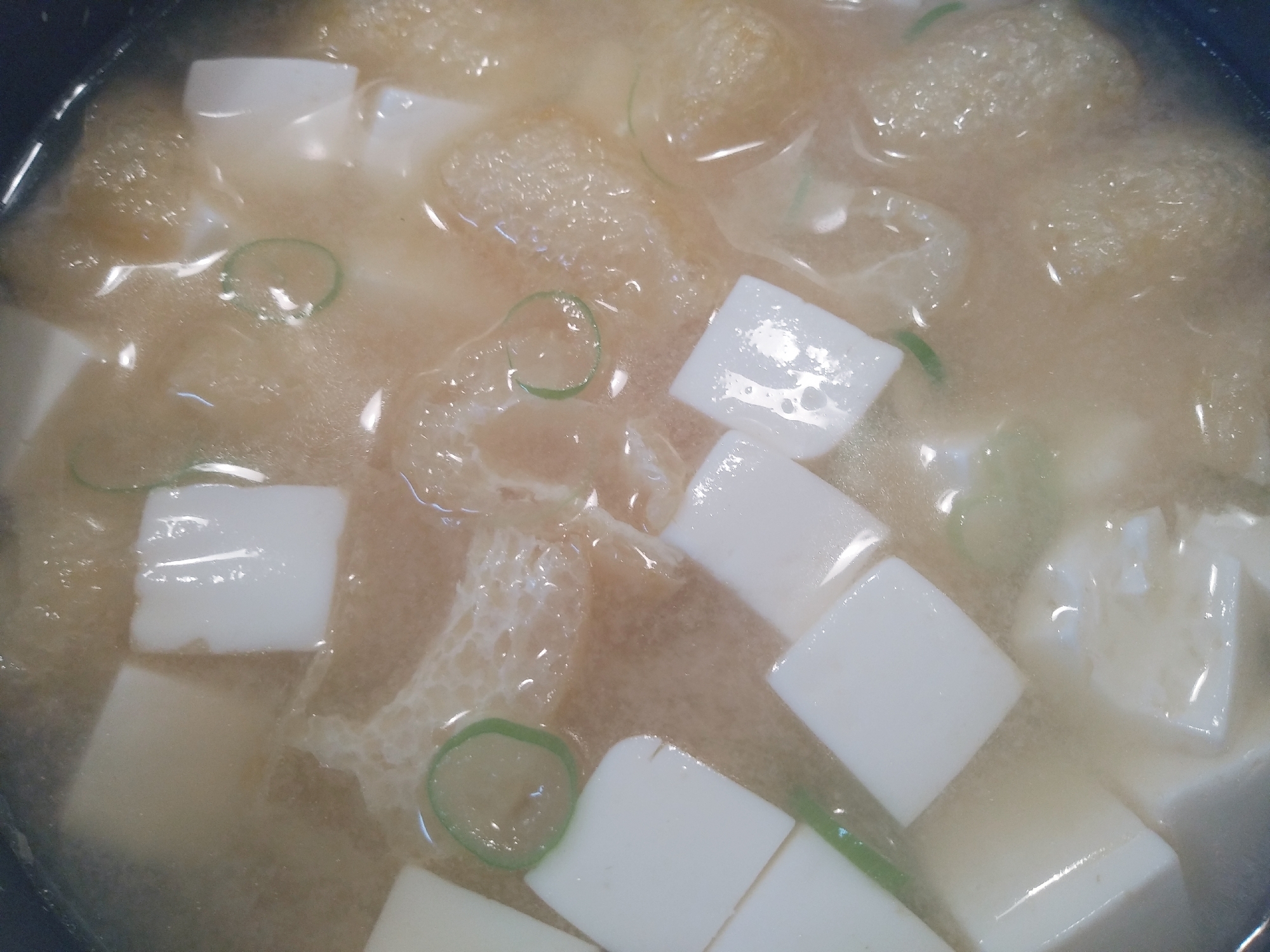 豆腐と油揚げの味噌汁☆